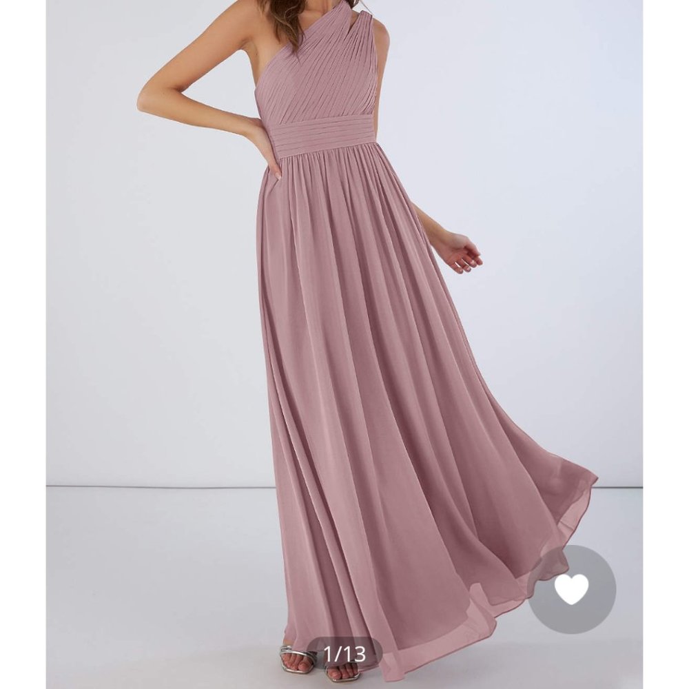 Azazie Bridesmaid Dress Dusty Rose